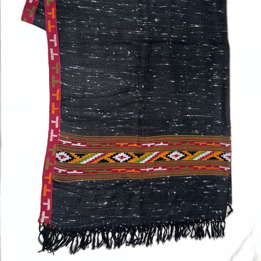 Yak wool shawl, woolen throw, blanket scarf